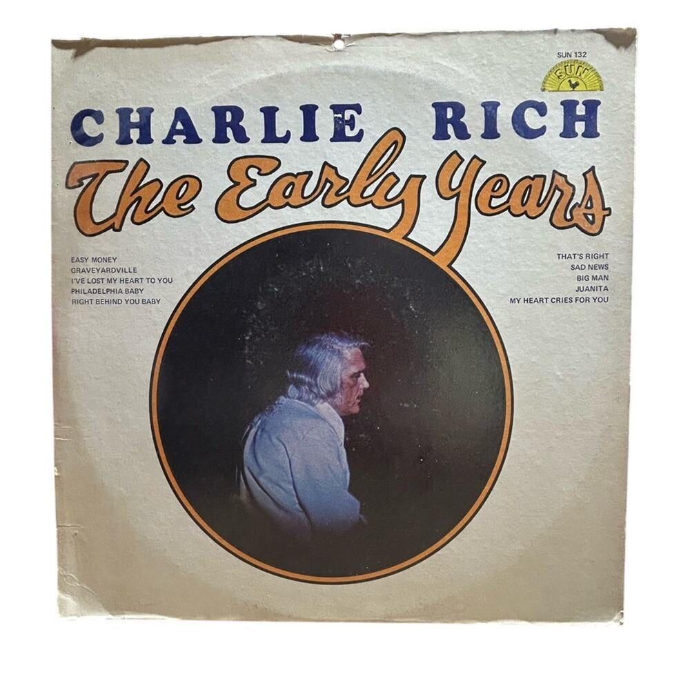 Charlie Rich The Early Years Vinyl Record